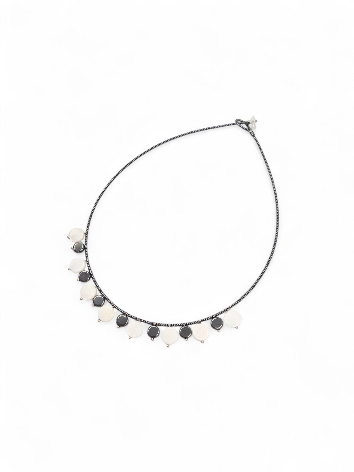 Colar Ora Moedinhas - hematita