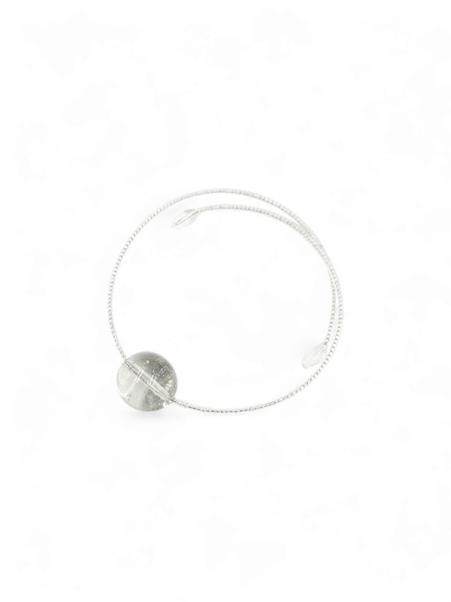 Pulseira Aro - bola transparente