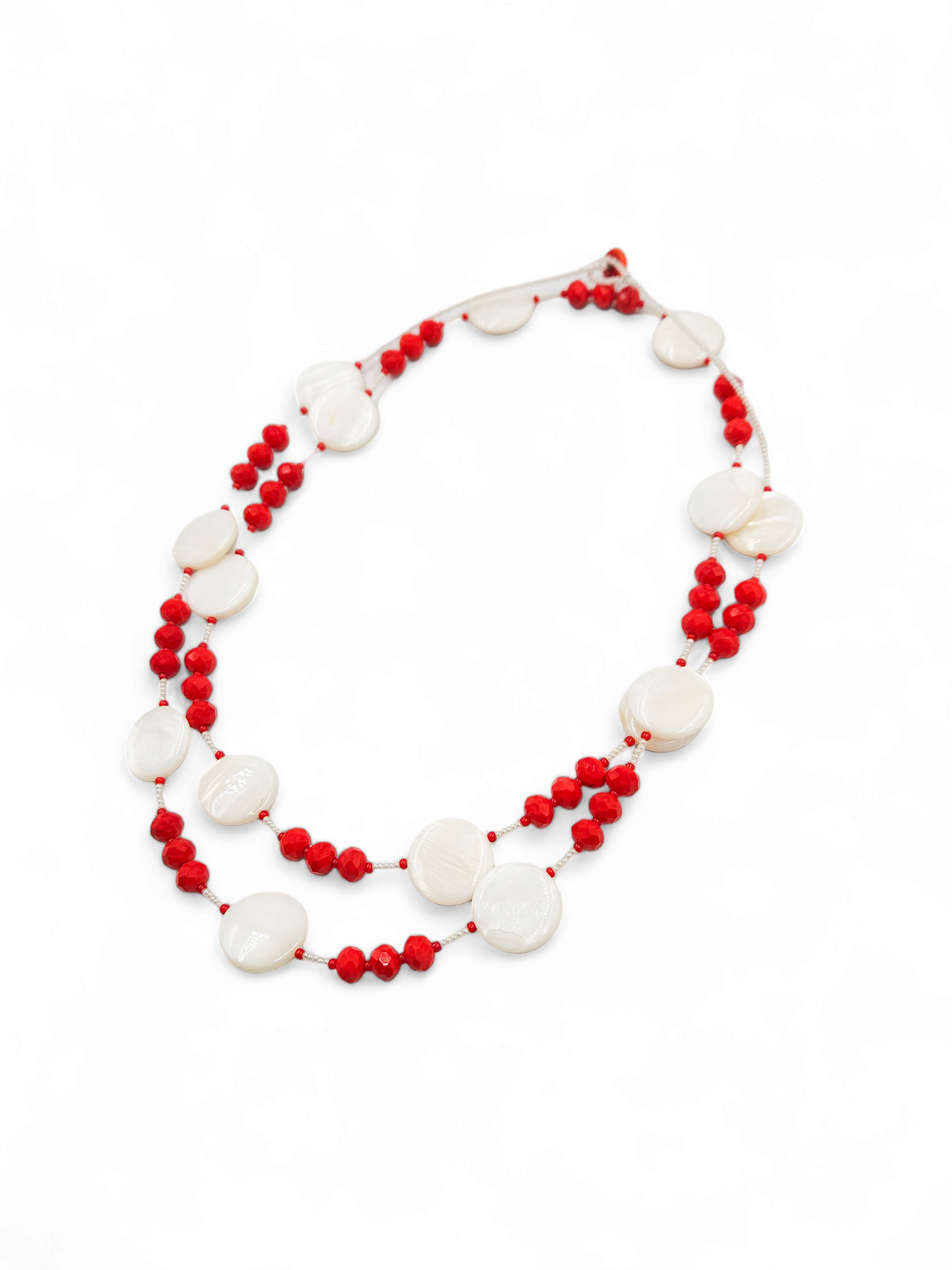Colar Grega vermelho