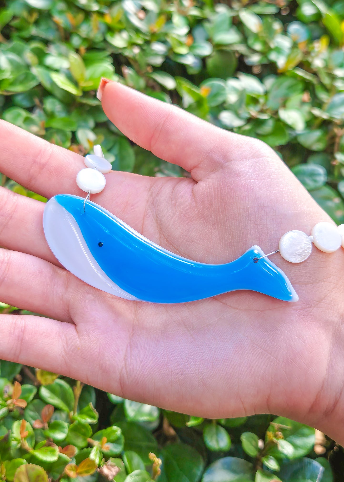 Colar Baleia Azul