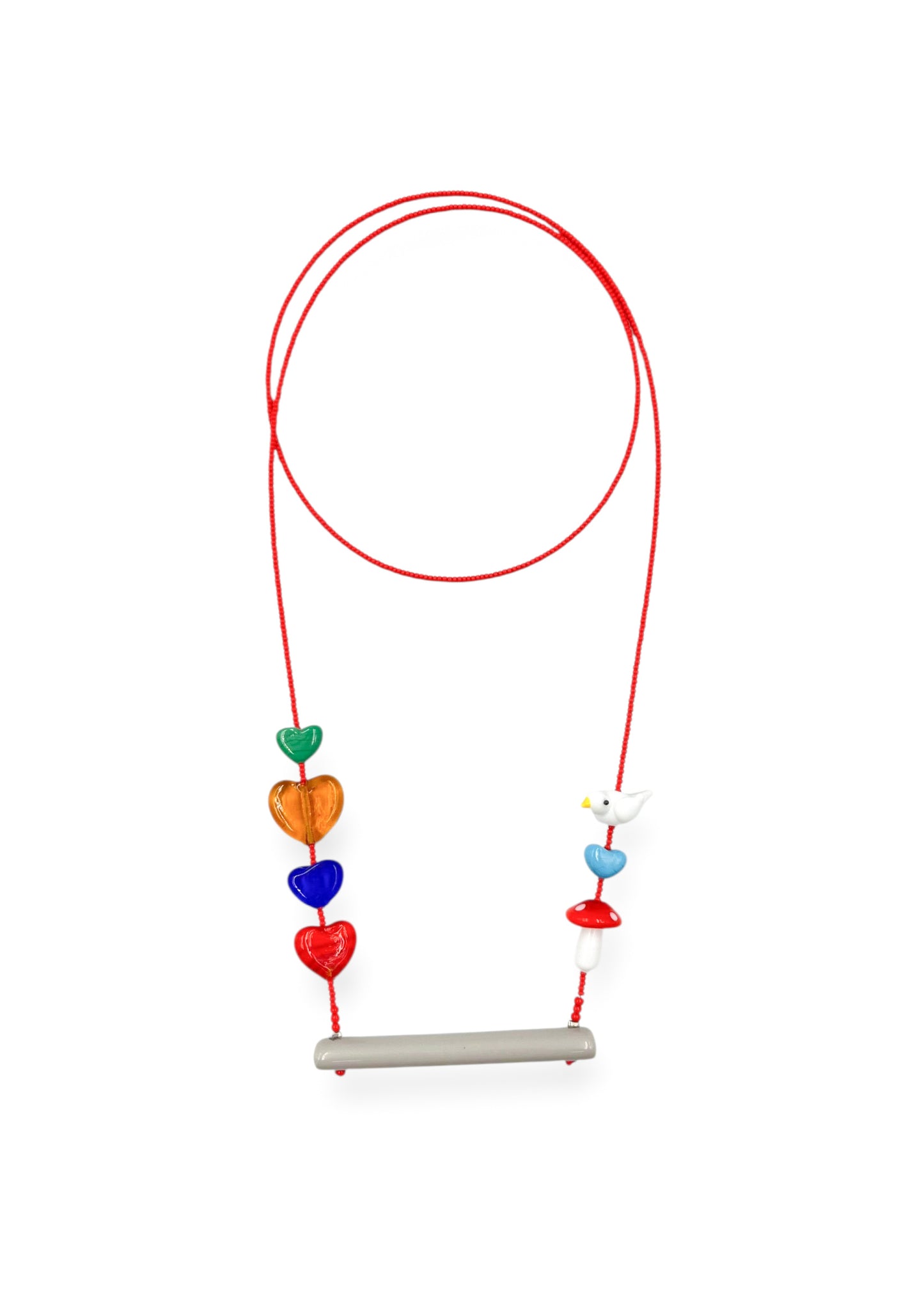 Colar Passarinho no Balanço