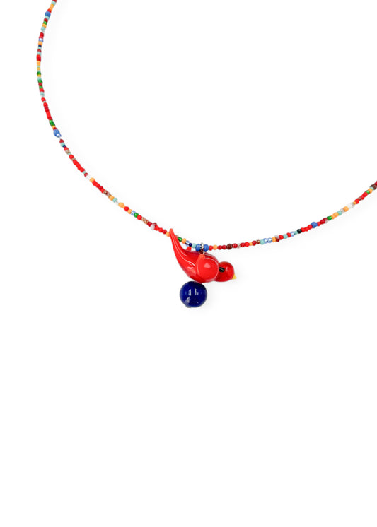 Colar Passarinho - Colorido