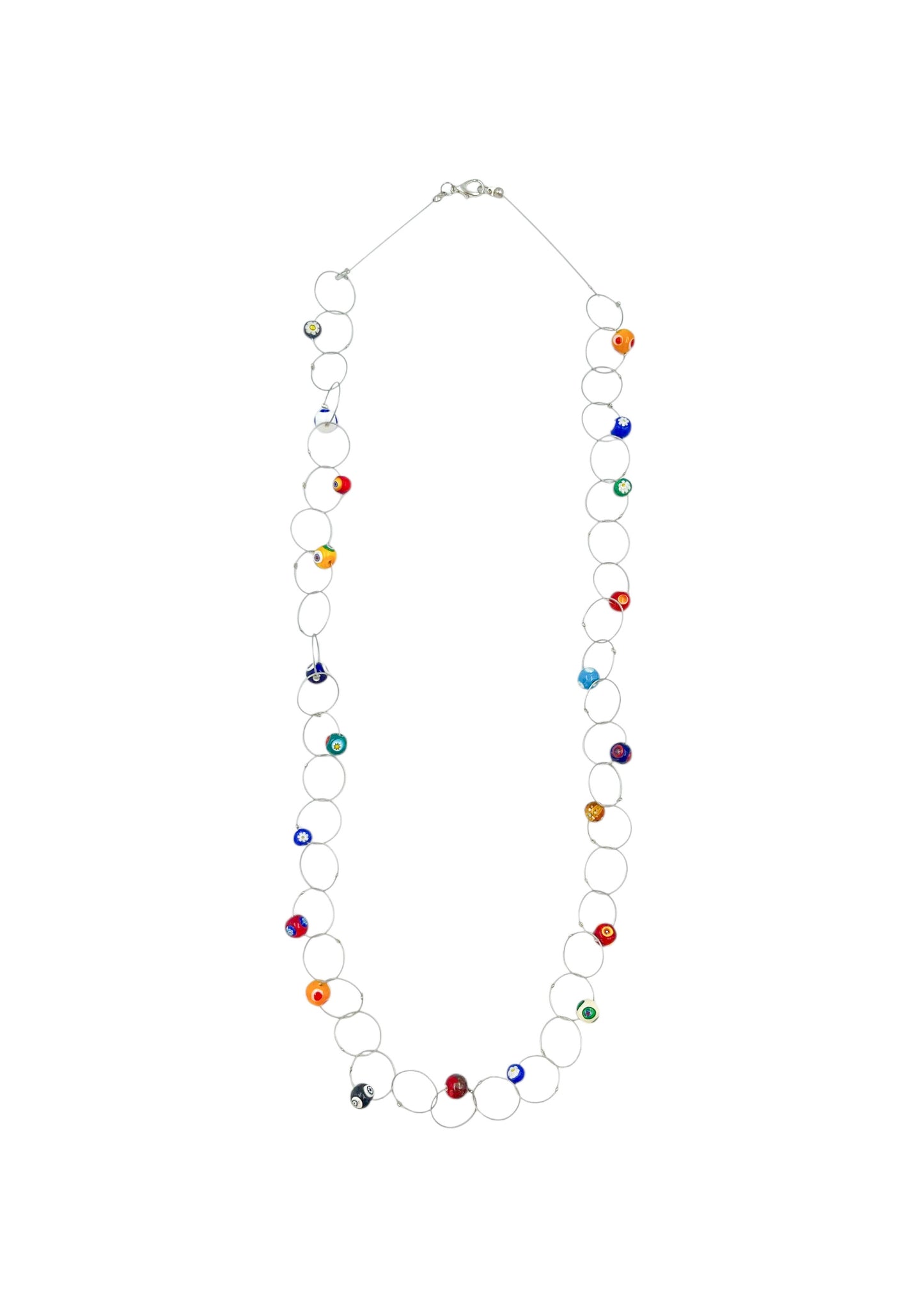 Colar Aros e Millefiori