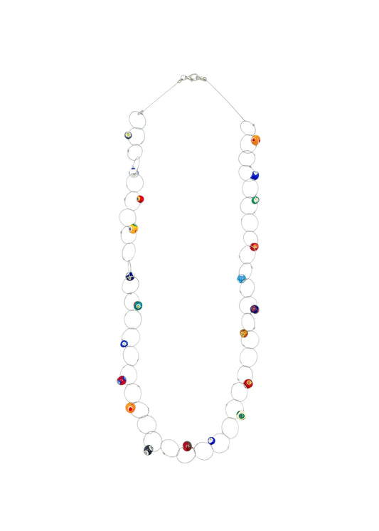 Colar Aros e Millefiori